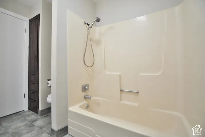 Integrated tub and shower combination with chrome fixtures