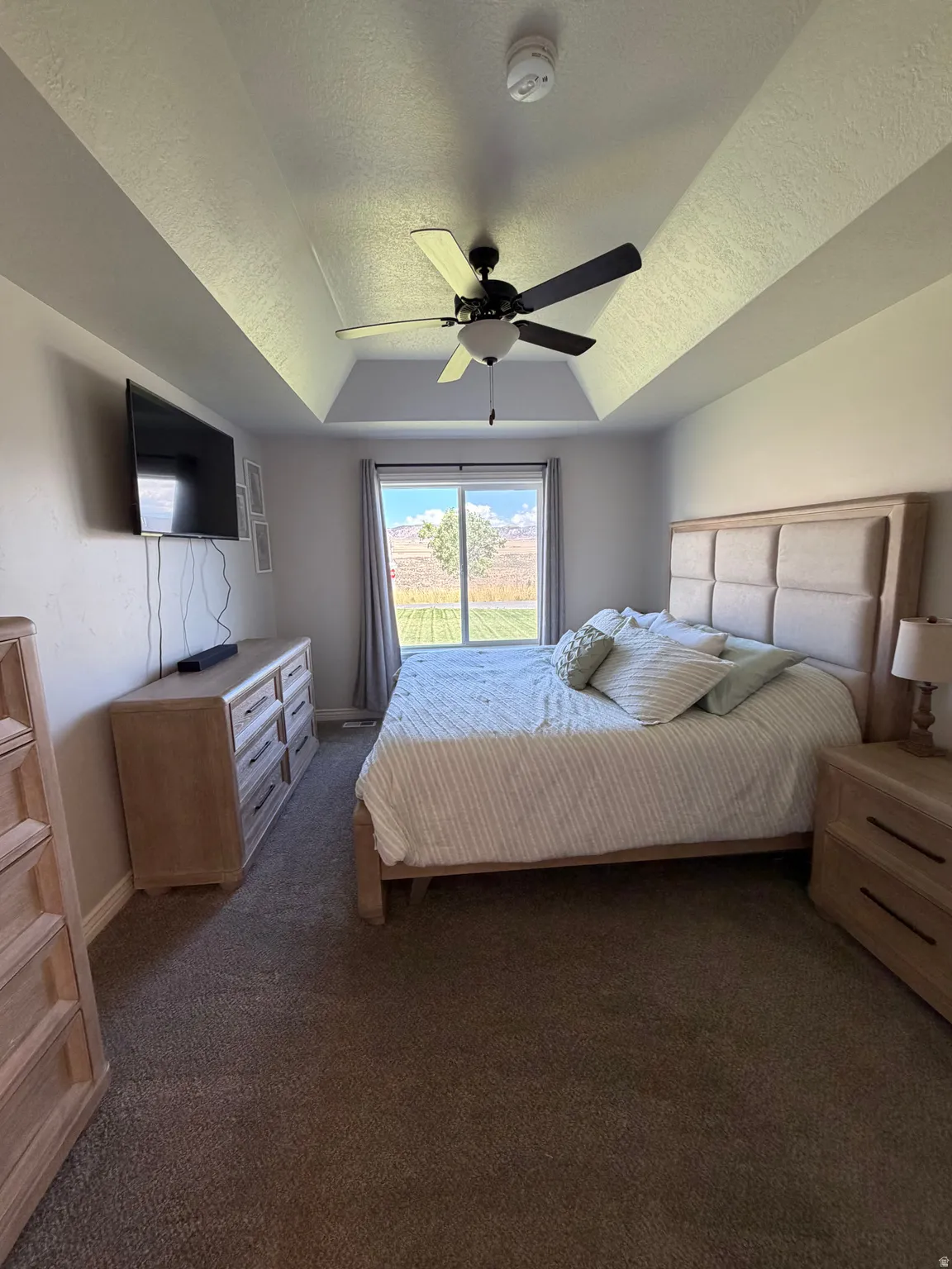 Primary Suite with plush carpet flooring