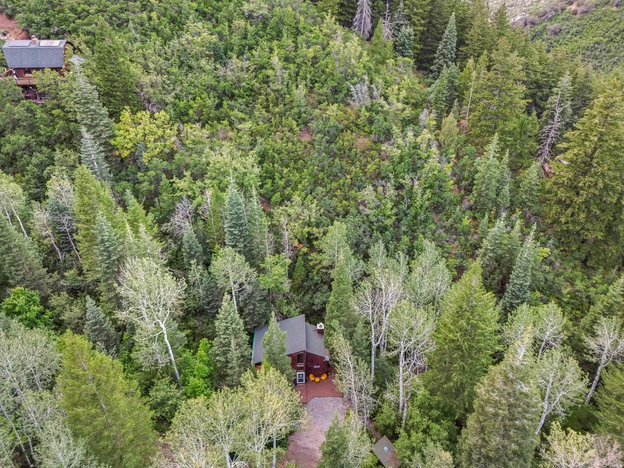Aerial view of property