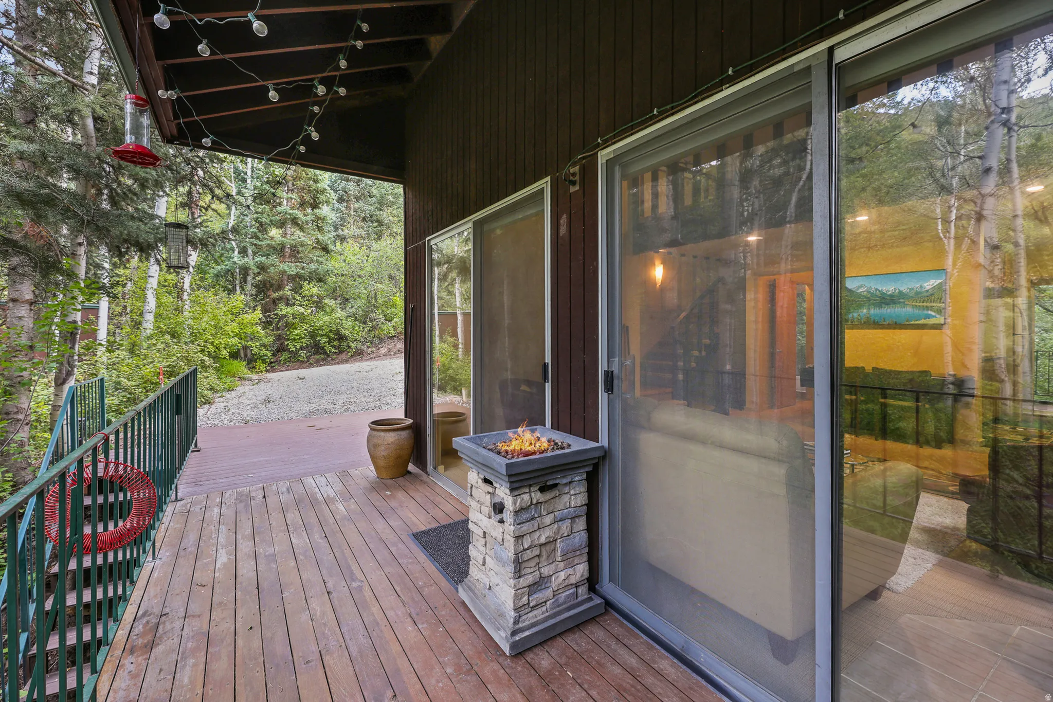 Wrap around deck