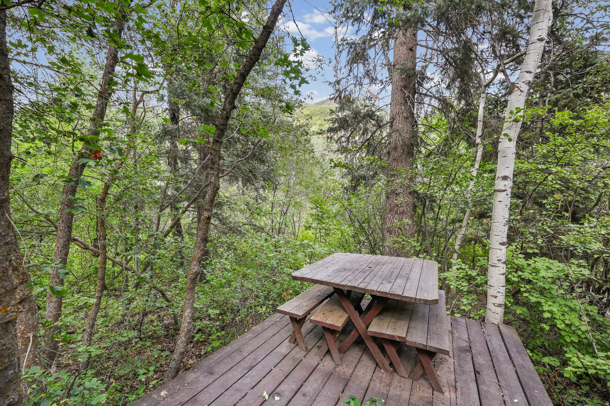 2nd open deck area - perfect for dining