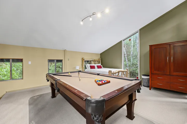 Current  view of the home - The pool table can be included or excluded with the sell of the home