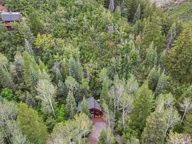 Aerial view of property