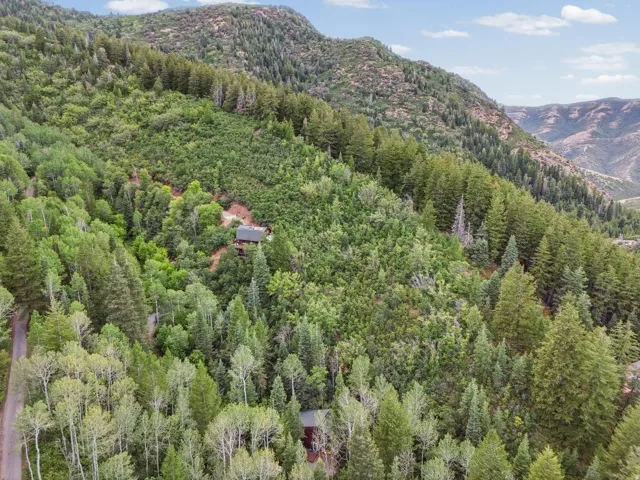 Aerial view of property