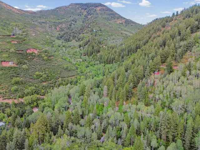 Aerial view of property