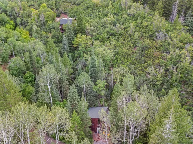 Aerial view of property