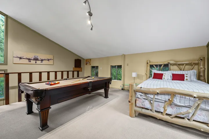 Current  view of the home - The pool table can be included or excluded with the sell of the home