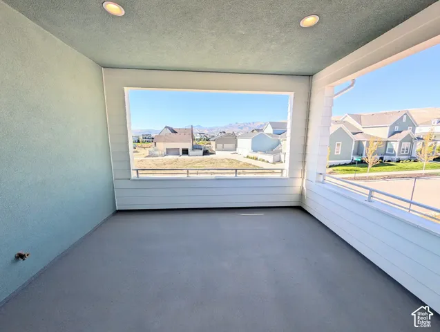 Bright, open Balcony off of Primary bedroom