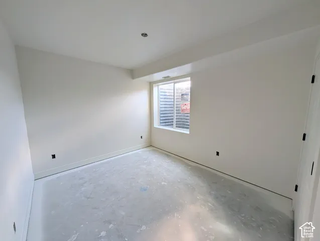 Basement bedroom