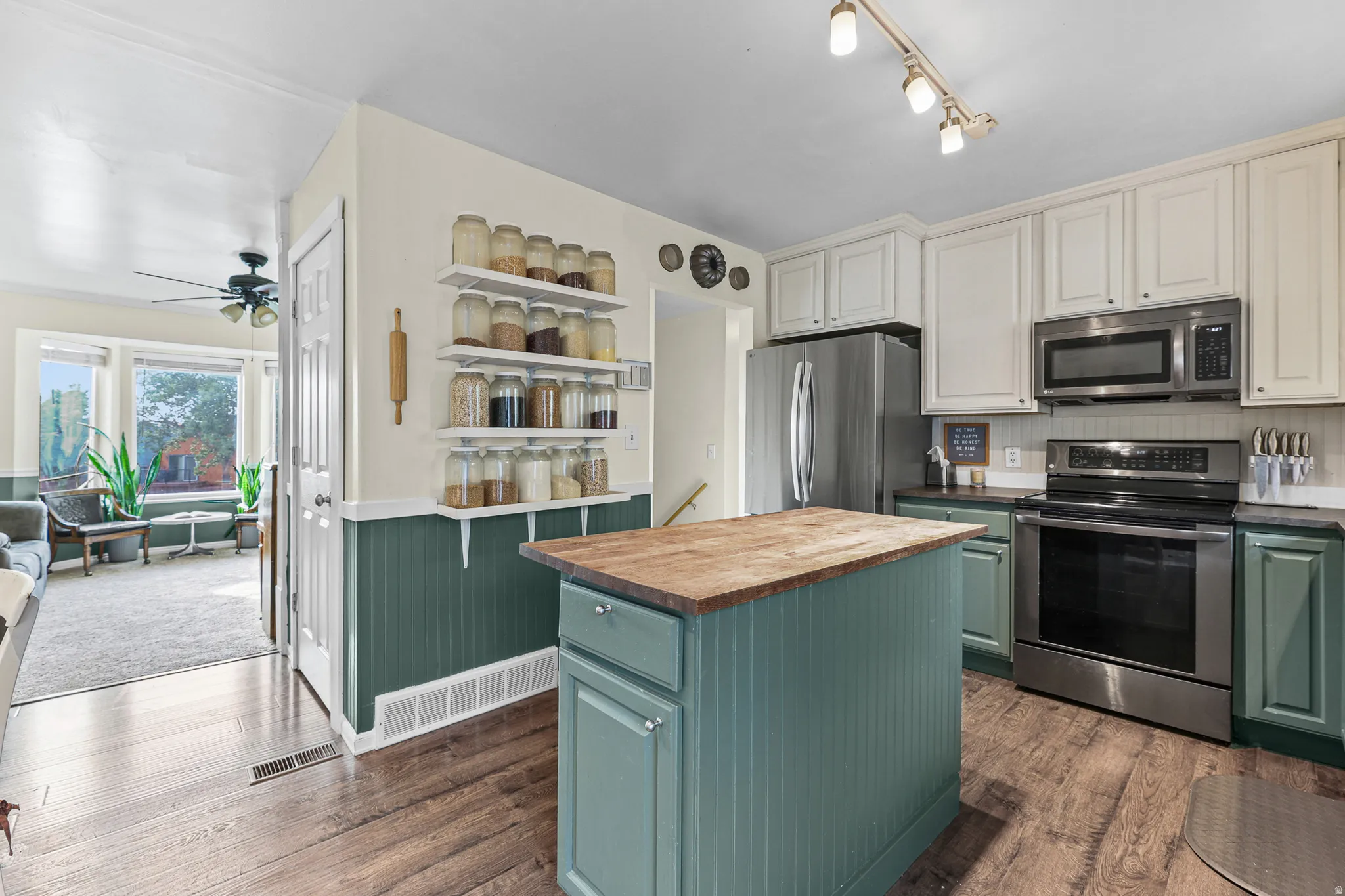 Kitchen with pantry closet