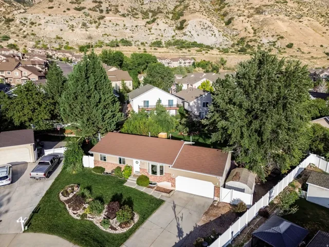 Birds eye view of home