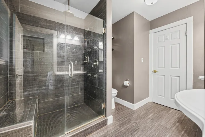 Large walk in shower