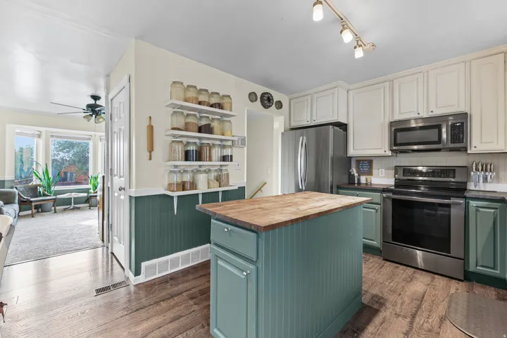 Kitchen with pantry closet