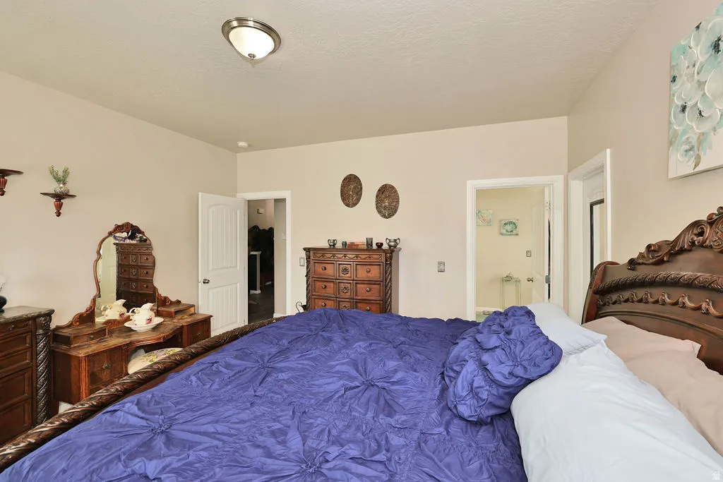 High ceilings and neutral wall tones create an expansive feel