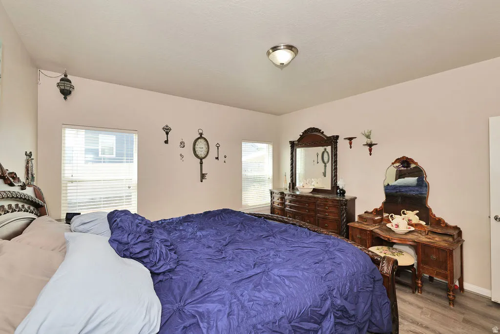 Light-colored walls with multiple windows