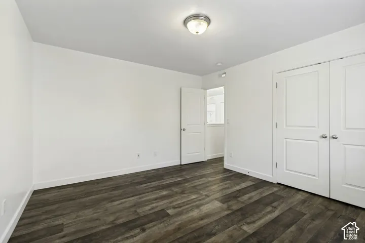 Wood-finish flooring with white walls