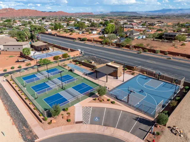 Ariel view of Community Areas