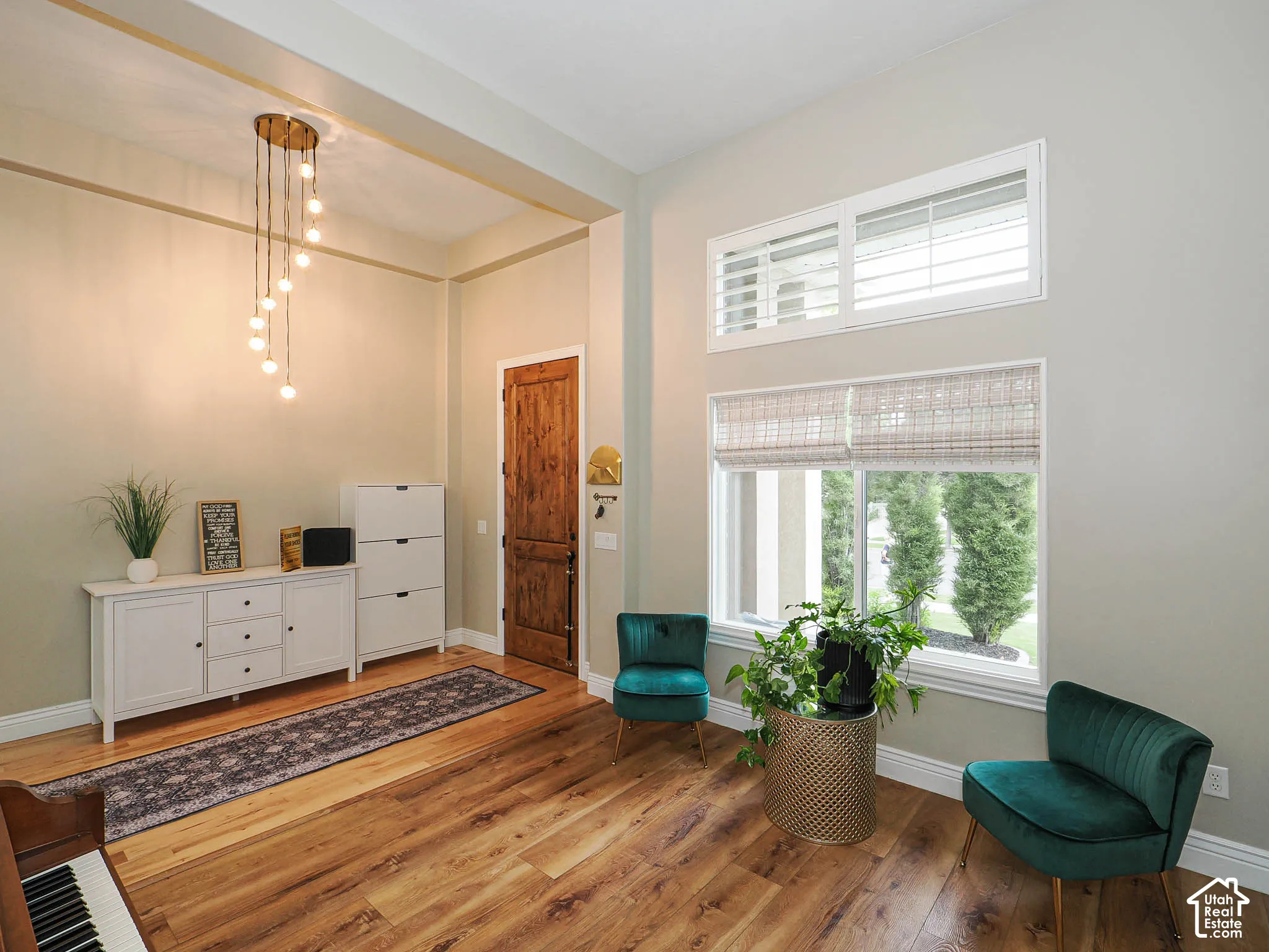 Entry and living room
