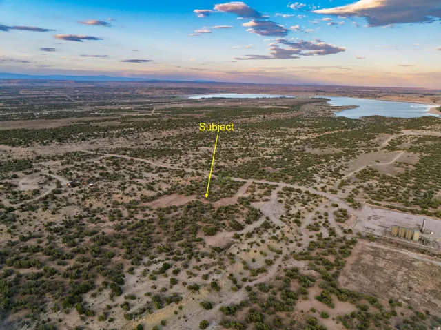 Expansive land parcel with surrounding desert vegetation