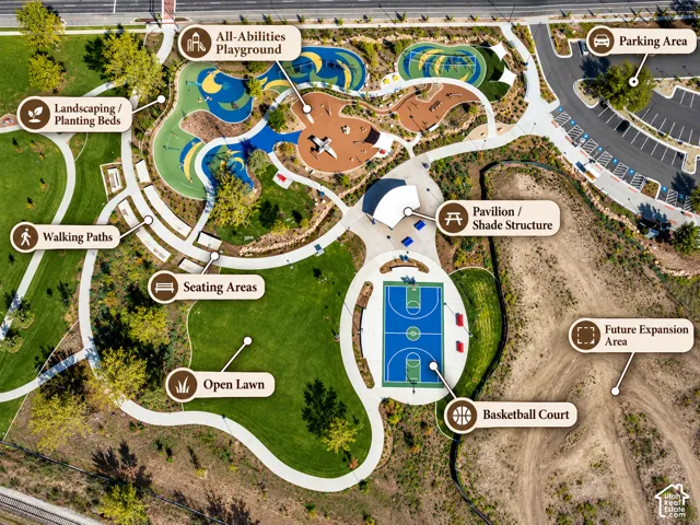 Site Plan. Identifying common area amenities and infrastructure associated with the property