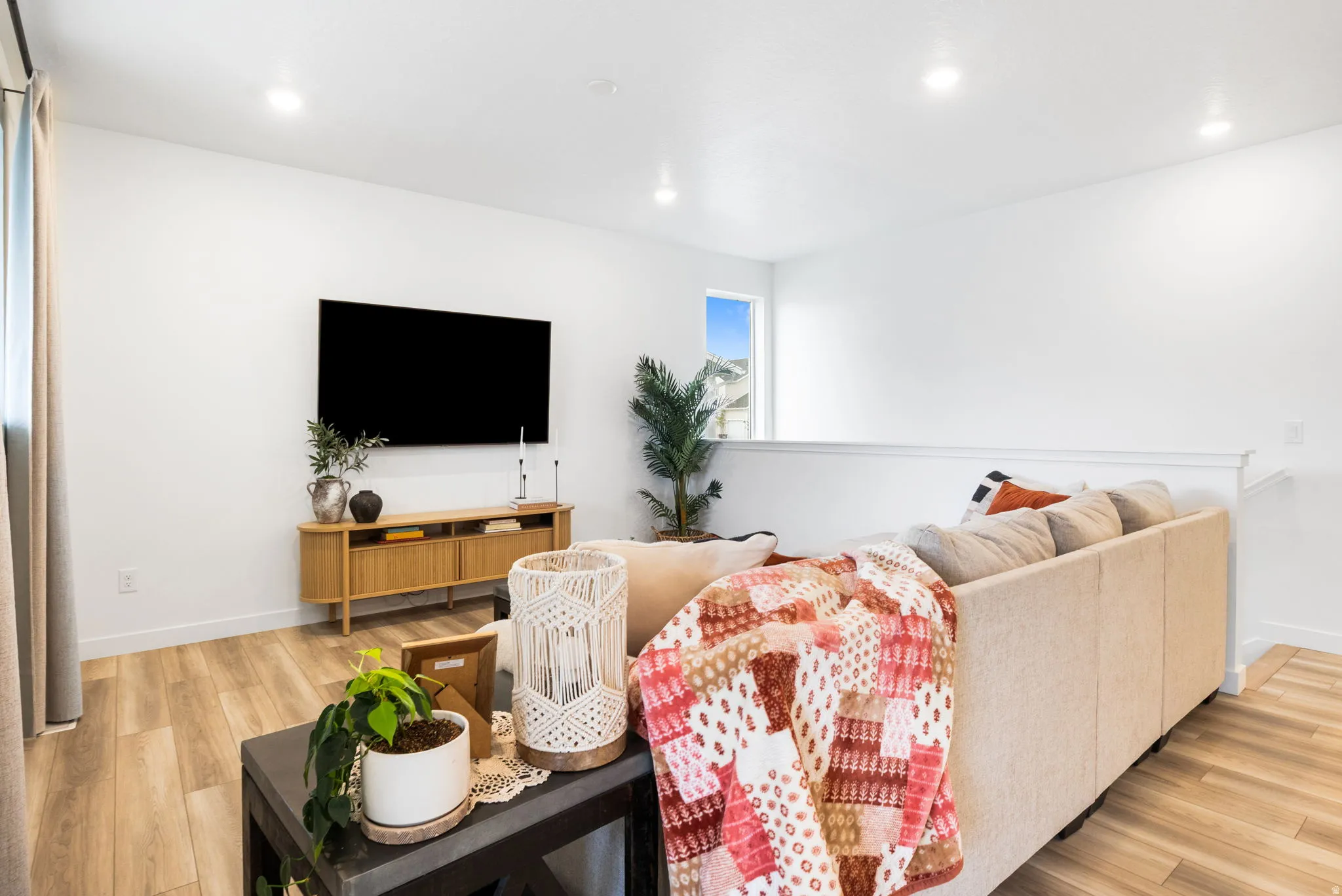 Family area with open concept living