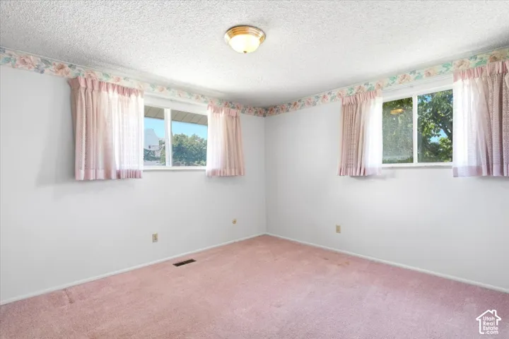 Dual pane windows, wall-to-wall carpeting, and a ceiling-mounted light fixture