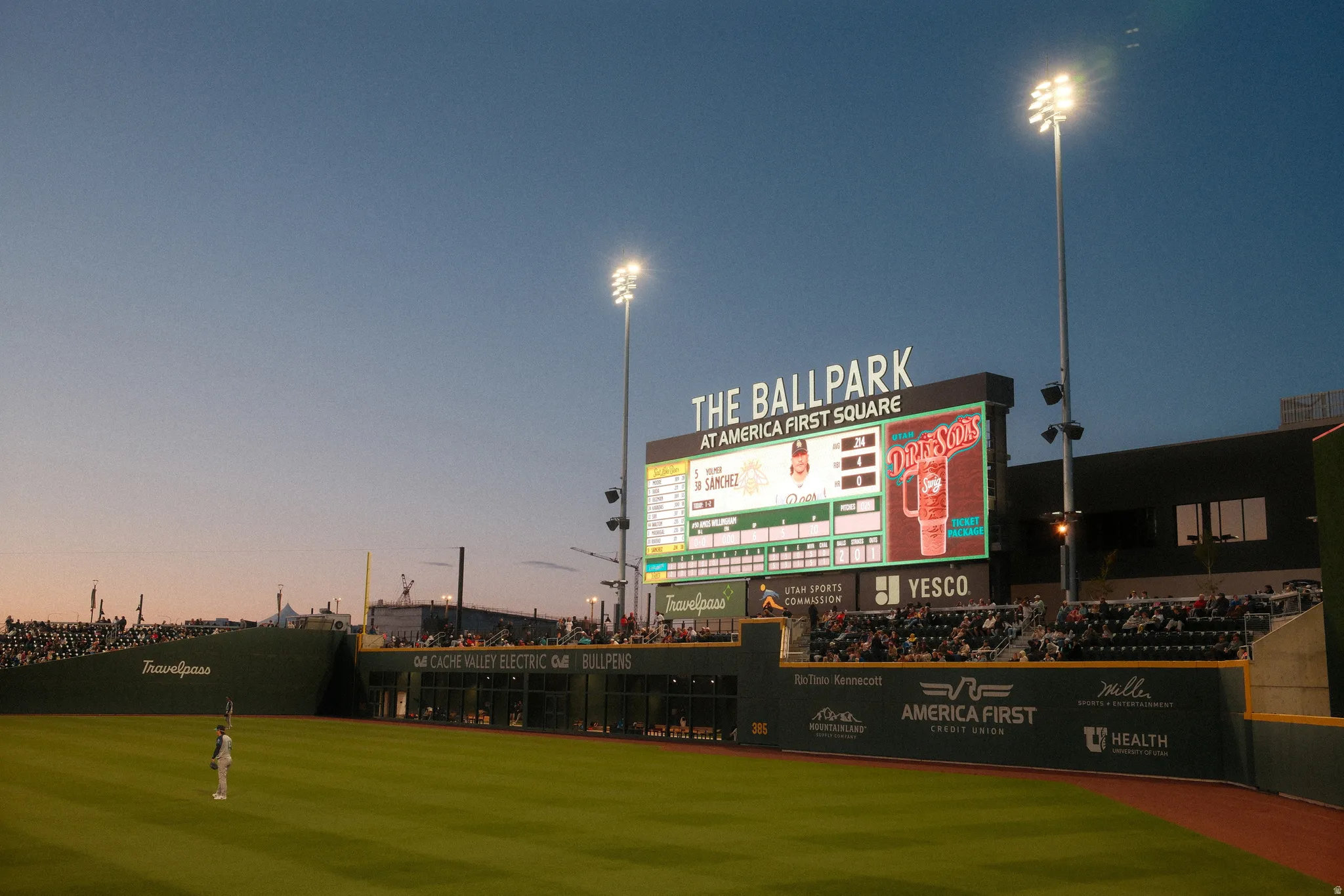 Stay in the community and watch a bees game at Daybreak.