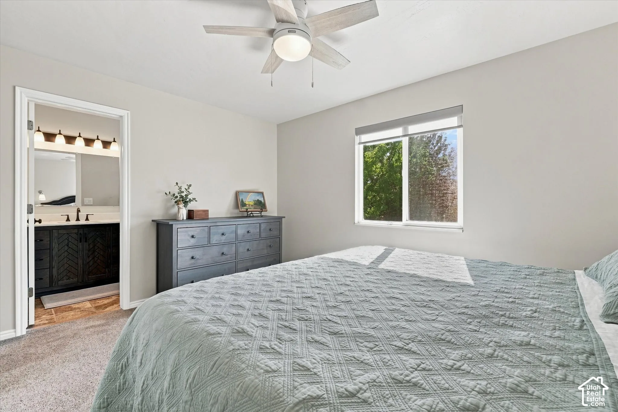 Primary Bedroom and view of en suite