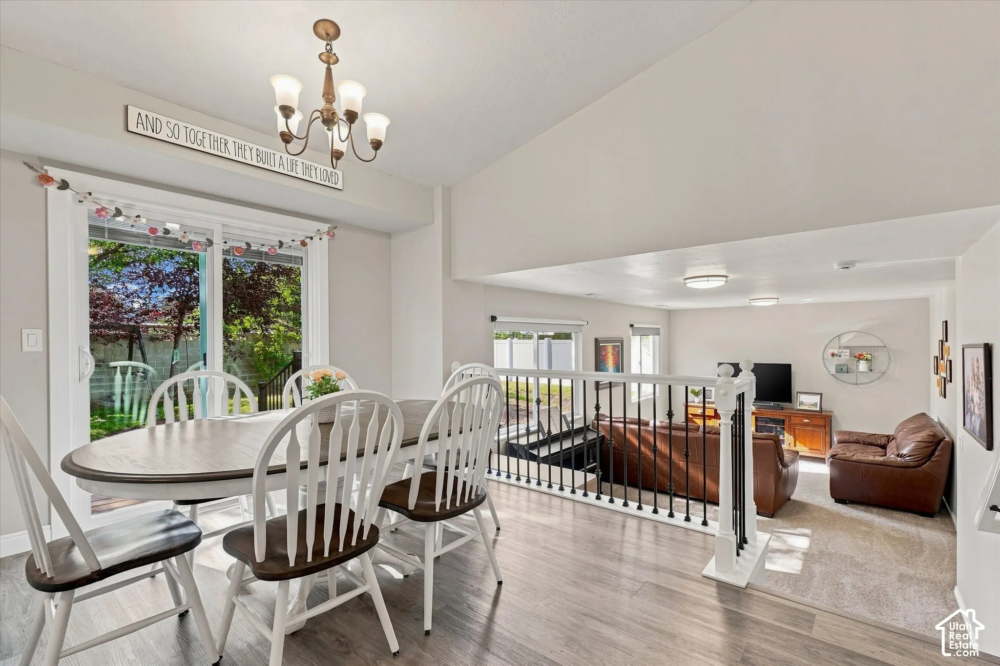 Dining Area & view of Family Room
