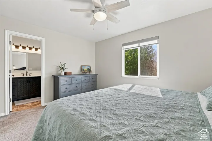 Primary Bedroom and view of en suite