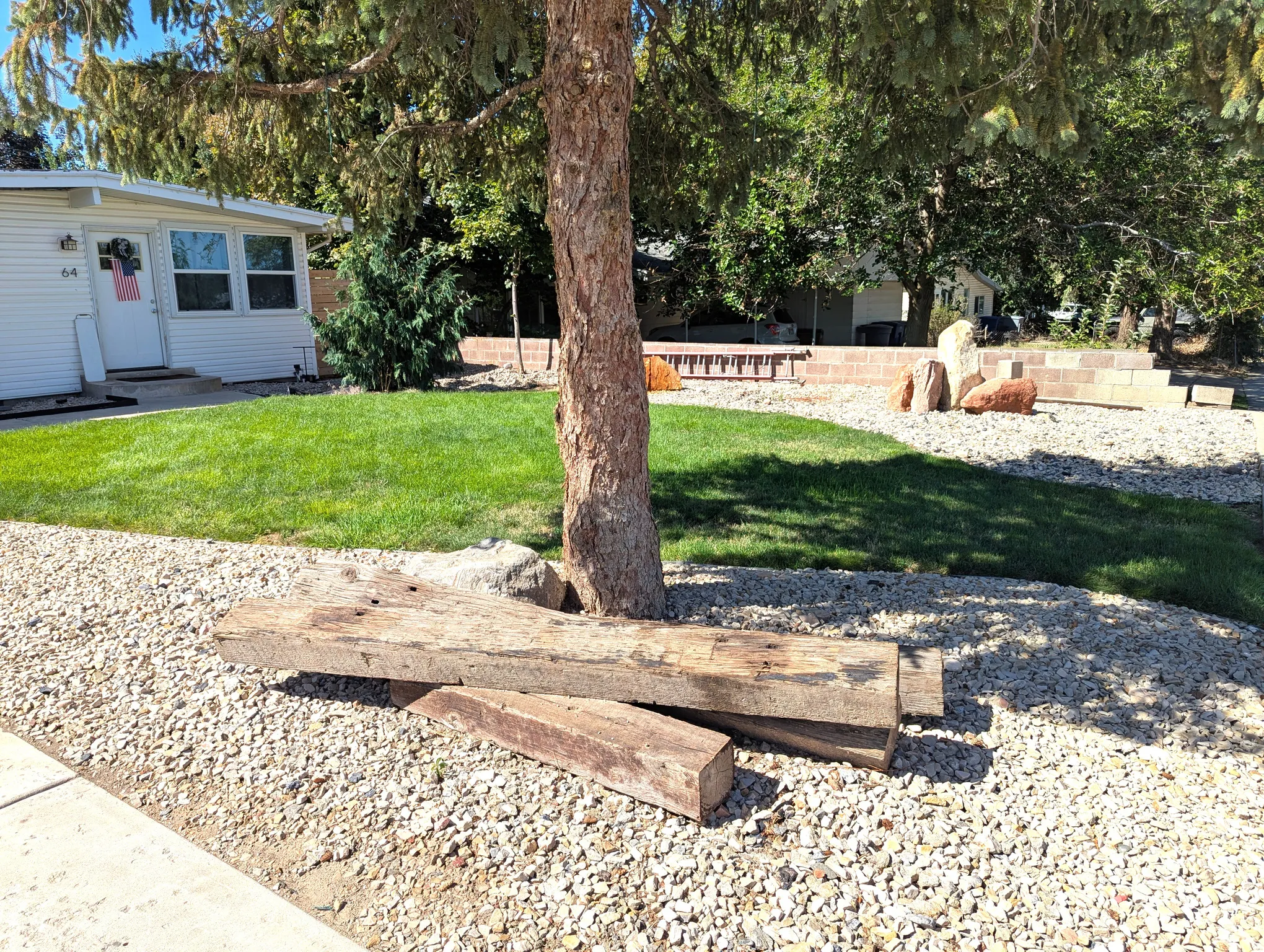 Front Yard with Mature Trees
