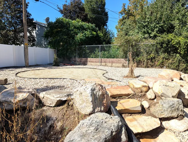 Firepit or Hot Tub Area