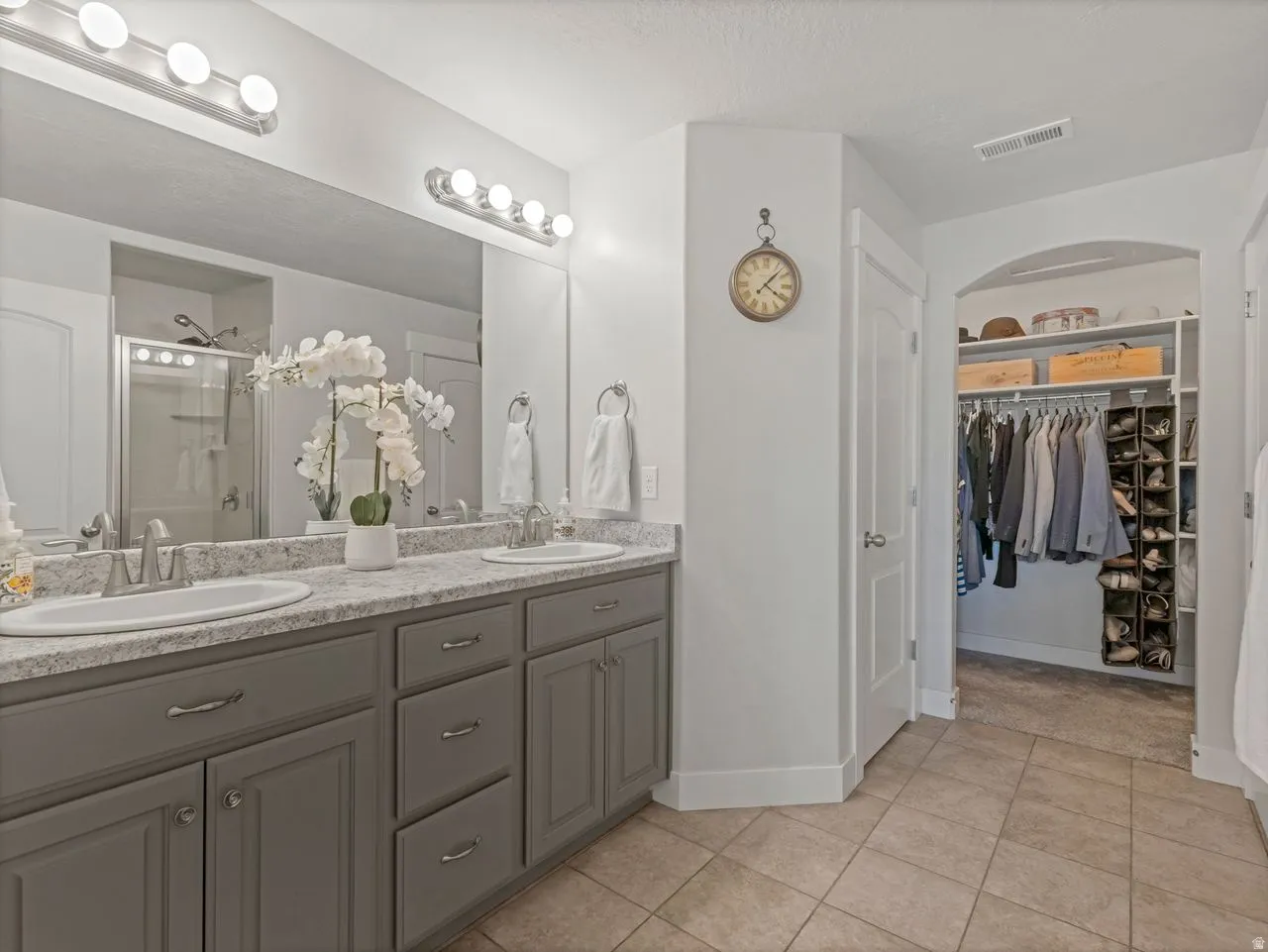 Primary Bath with Double Sinks