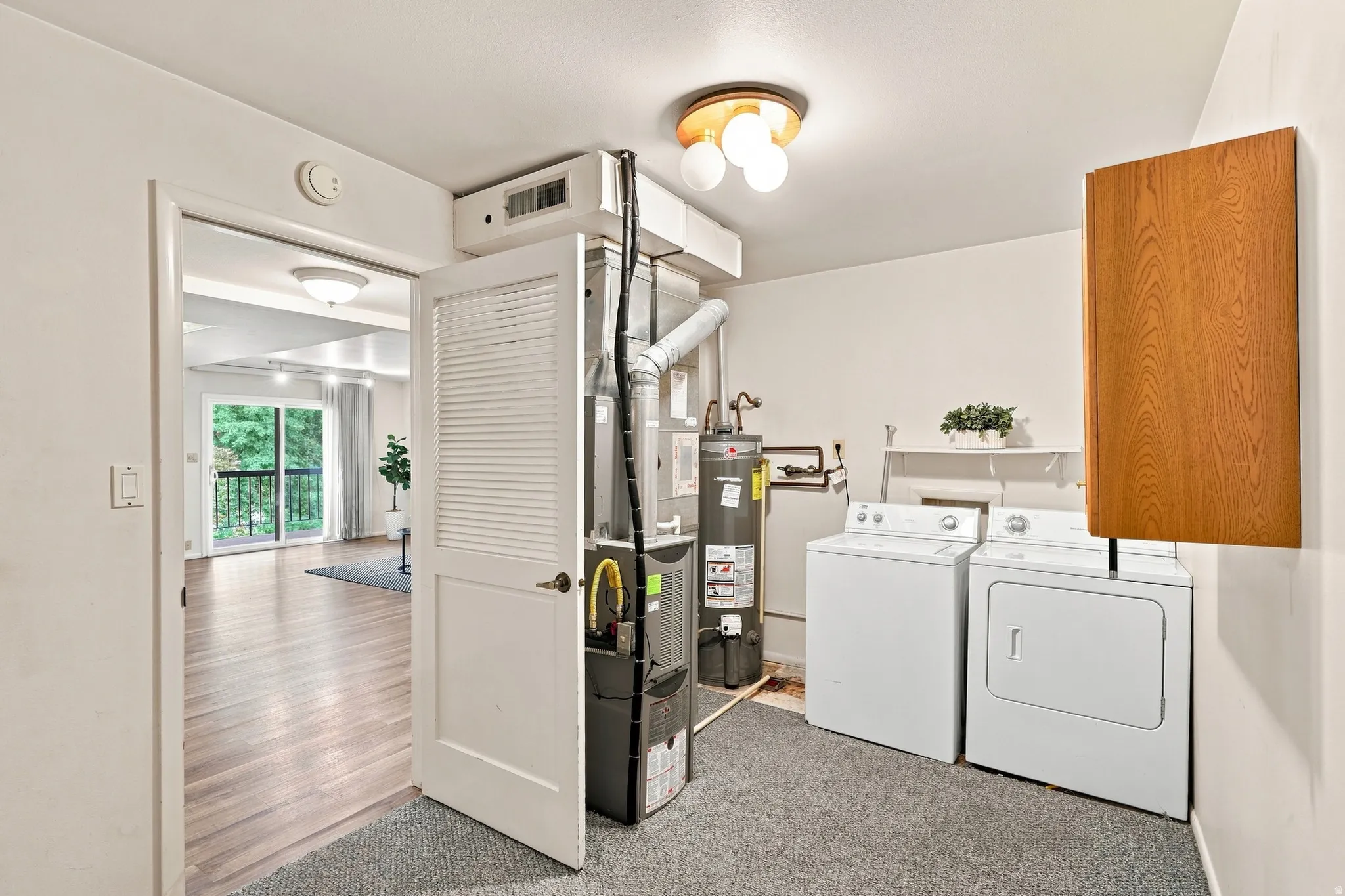 Laundry and utility room with extra storage
