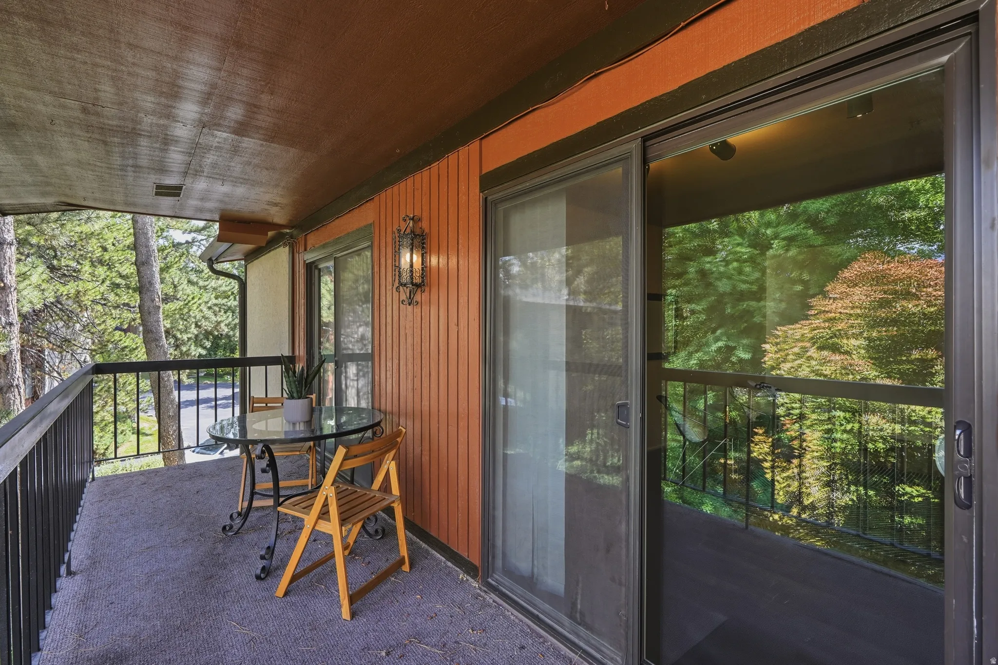 Covered balcony