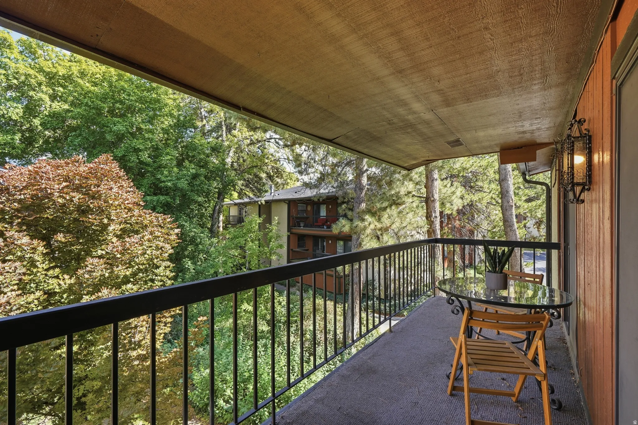 Covered balcony
