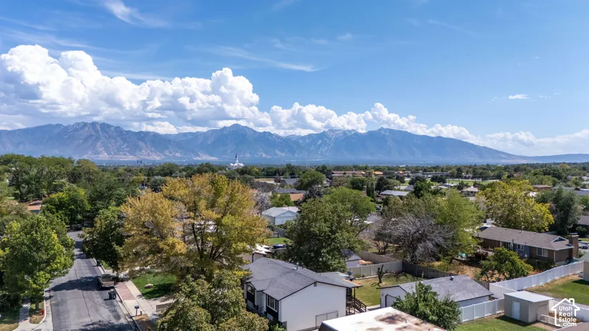 Mountain range backdrop