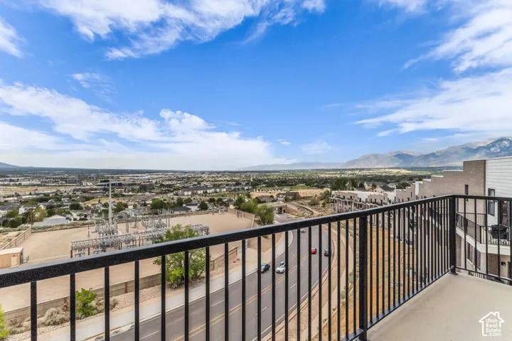 Balcony w/ valley views
