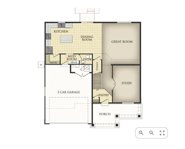 Main Level Floor plan