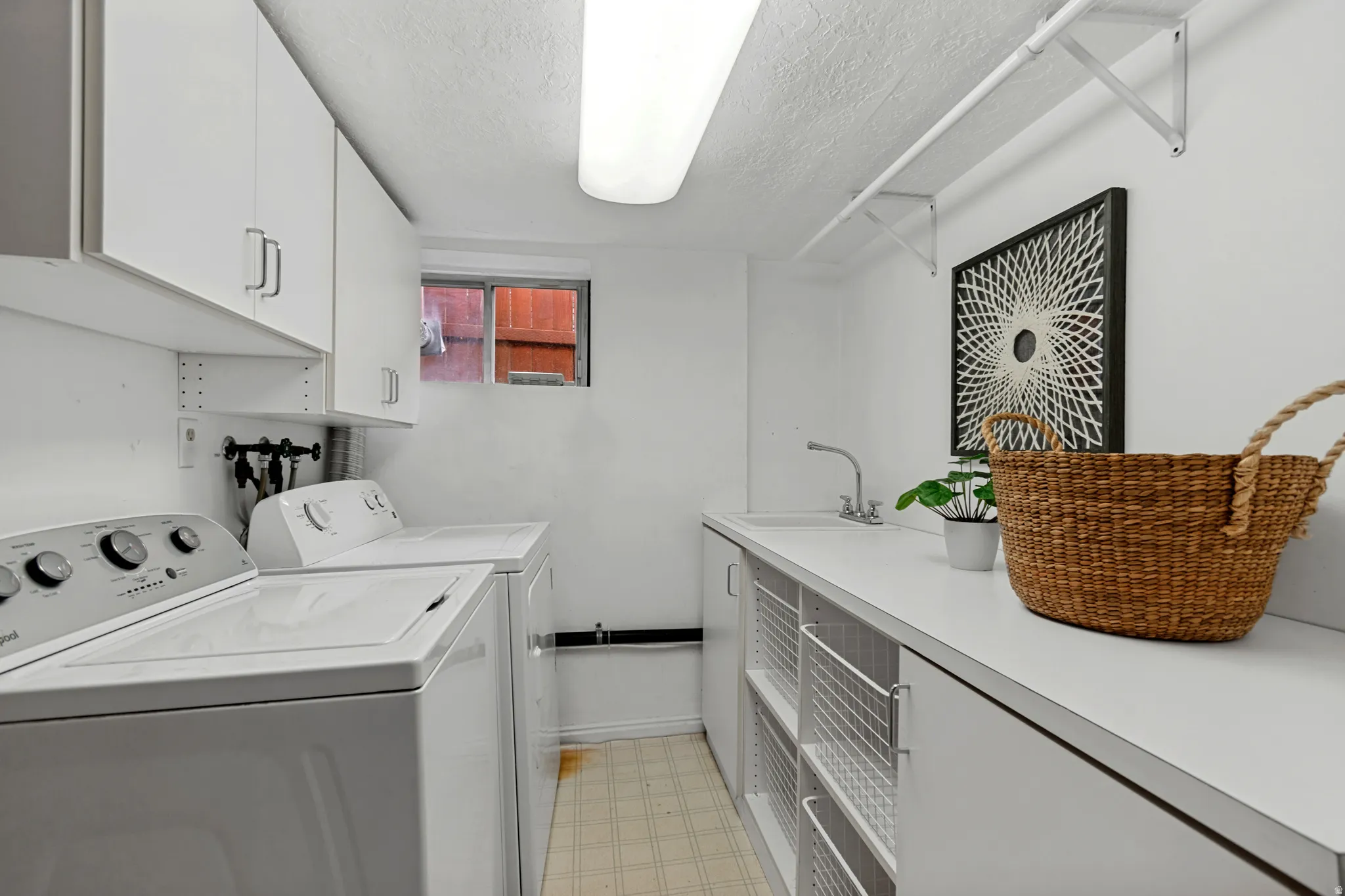 Laundry room with sink. W/D included