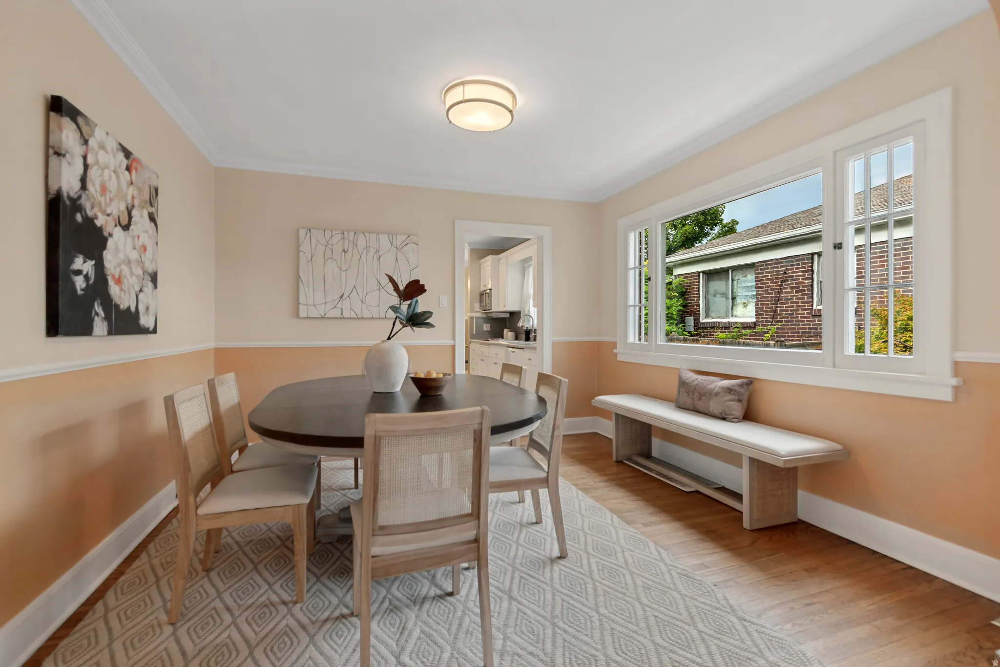 Formal dining area