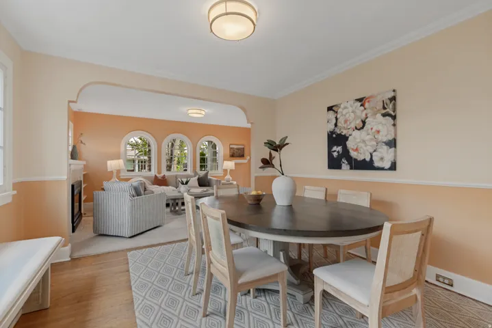 Formal dining area