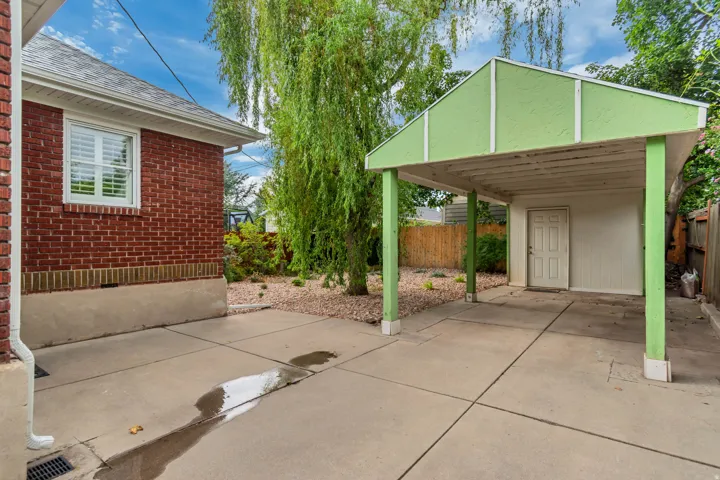 Carport or covered patio