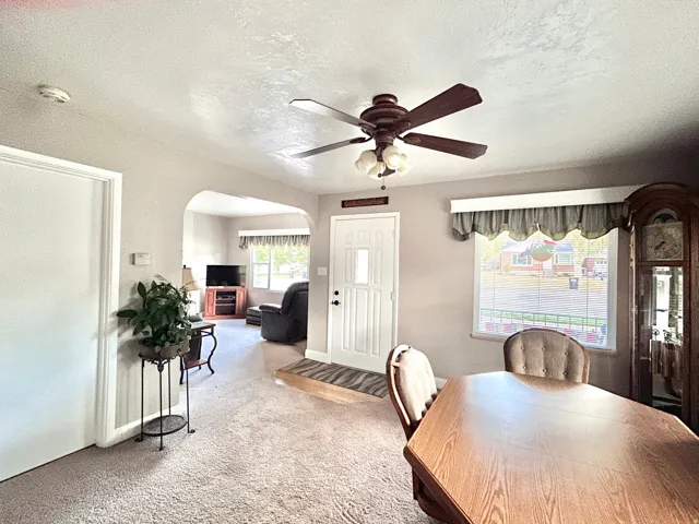 Front entrance with view into the formal living room
