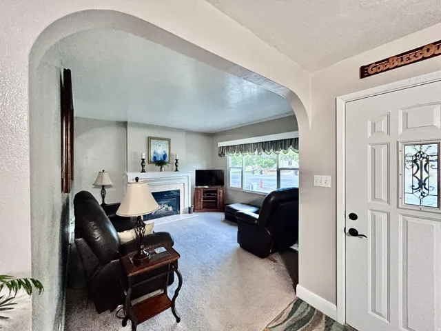 Archway leading to the formal living room