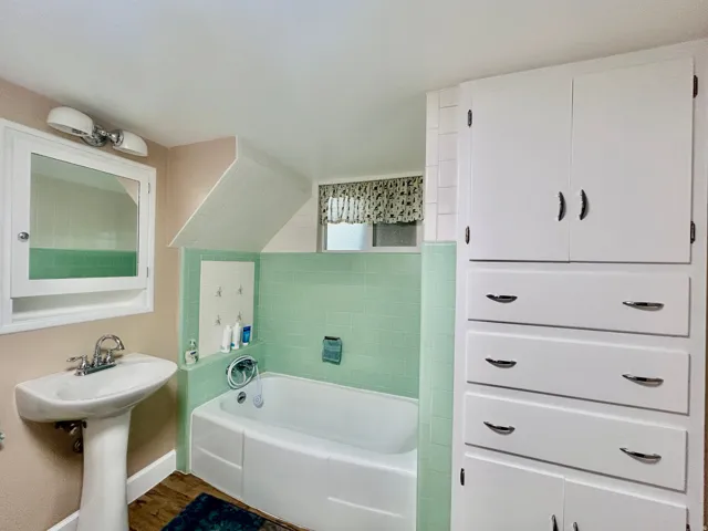 Basement bathroom