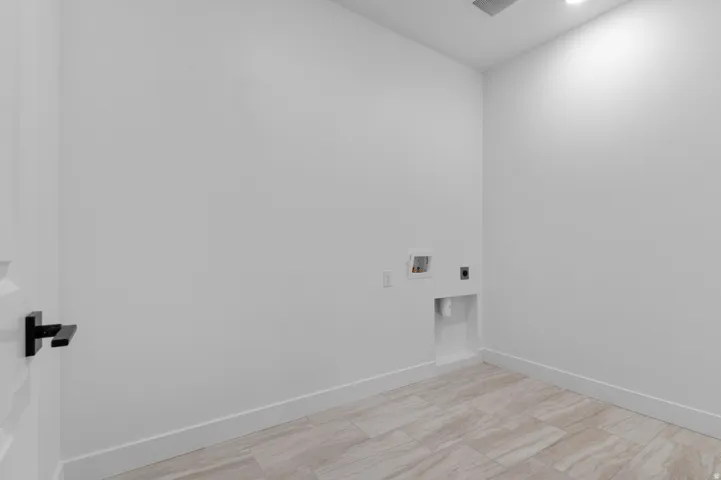 Tiled flooring with a light-toned finish