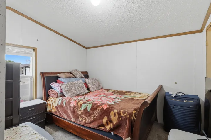 Neutral wall finishes with wood trim accents