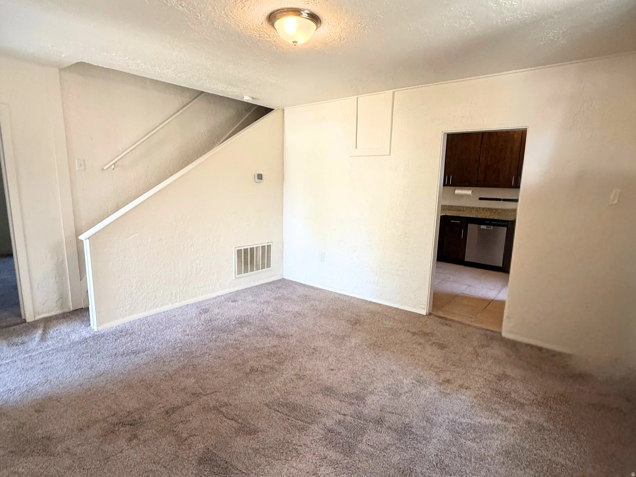 Room not virtually staged