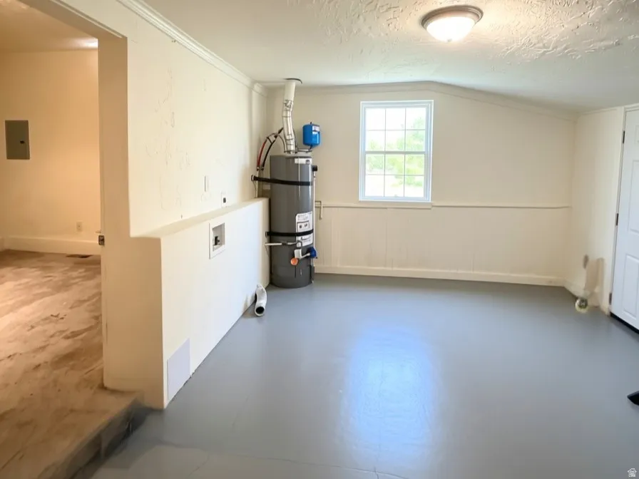 Laundry room and large utility room.